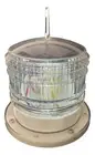 Steady-ON or Flashing 2NM IP67 Solar LED Marina Dock Barge Boat Safety Beacon...