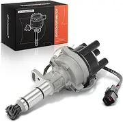 A-Premium Ignition Distributor with Cap and Rotor Compatible with Hyundai Sonata, Scoupe, Excel & Dodge Ram 50, Colt, 2000 GTX & Mitsubishi Mirage, Galant, Precis, Van & Plymouth Colt & Eagle Summit