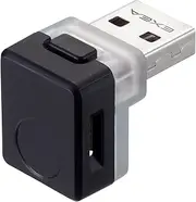 Seiko Industry (EXEA) LED Black Car Interior Accessories (EXEA) L Shape Touch USB Light EL-174