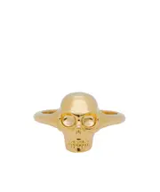 Alexander McQueen Skull Ring 11,13,15 golden