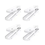 4pcs Egg Holder For Refrigerator, Rolling Egg Storage Container Egg Rack Space-saving Egg Dispenser