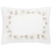 Matouk Feather Cotton Boudoir Sham