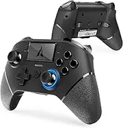 ASUSPORACE AUROCE Wireless Controller for PS4 Pro/Slim/PC, PS4 Controller Pro Gamepad with ALPS Joystick Hall Trigger Dual Vibration Mapping Button, Substitute for PlayStation 4 DualShock 4[1 Pcs]