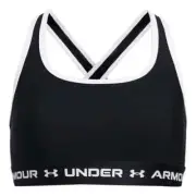 UNDER ARMOUR Girls Crossback Black Sports Bra~Girls Size Youth XL