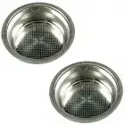 2 x Filter Delonghi EC300 3cc220 Eco310 Coffee Pod For 2 Cup Automatic Machine