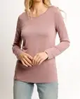Mystree cupro modal slim top Mauve