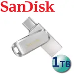 【公司貨】SANDISK 1TB 1T ULTRA LUXE TYPE-C OTG USB 3.2 雙用隨身碟