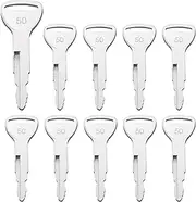10PCS Toyota Forklift Keys 57591-23330-71 A62597 Ignition Starter Keys for Toyota New Forklift Models
