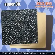 PEO PEI Sheet Double Sided Spring Steel Sheet for PEO Magnetic Bulid Plate New