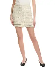 Cinq Sept Doris Wool-Blend Skirt