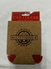 Gettysburg Cork Can Holder Koozie Coolie