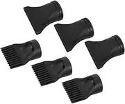 Cabilock 6pcs Hair Dryer Nozzle Diffuser Attachment Fast Drying and Styling Nozzle Comb for Travel and Home