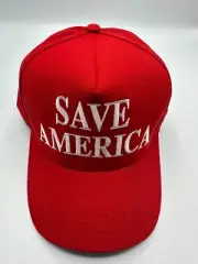 Sold Out Cali-Fame MAGA Save America Trump Red Made In America Hat One Size