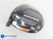 New! Tour Issue! Left Handed Callaway Mavrik MAX 10.5* Driver -Head Only #445188