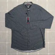 Stone Rose Hi-Tech Button Up Shirt Mens 2XL Blue T Series Spades Clubs Hearts