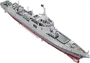 1: 1000 3D Metal Ship Kits C22210 055 Destroyer Model Simulation Fighter Ship Military Science Exhibition (Unassembled Kit) Model