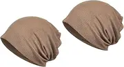[VALICLUD] Breathable Cap Scarf Beanie Coffee Color Hat Caps Summer Hats Medical Hat Ladies Summer Hat Turban Cap Hat Scarf Hat Cover Beanie Neckerchief Versatile Hat Dual-use Hat