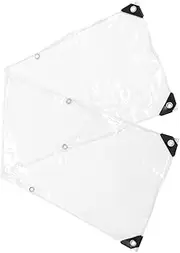 WHAMVOX Camping Tarp PVC Waterproof Tarp Cover Large Tent Groundsheet Outdoor Shelter Random