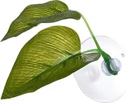 zolyet Artificial Pla Leaf Betta Hammock Fish Rest Bed Tropical Saltwater Fish Aquariums Supplies Including 2 Leaves