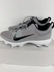 Nike Force Trout 9 Pro MCS Grey/Black Baseball Cleats- 2908-002 - Men's 13 - NIB