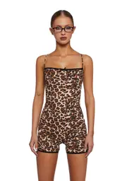 My Wild Ways Leopard Romper