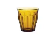 6pc Duralex Picardie 250ml Tumbler Glasses Set Water Juice Drinking Cup Amber