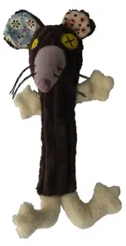 New Deglingos Baby Ratos The Rat Squeaker Plush Toy