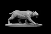 Sabre Toothed Cat Manual 28mm Scale DND D&D Tabletop Mini