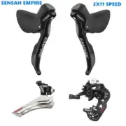 EMPIRE 2x11 Speed, 22s Road Groupset, Shifter + Rear Derailleurs + Front
