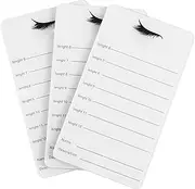 KAILIKETIY 3Pcs Durable Acrylic Eyelash Holder Tray for Lash Extensions Portable Lash Storage Board for Beauty Salons Personal Use Essential Lash Extension Tool