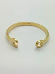 9ct Yellow Solid Gold Children’s Spanner Torque Bangle