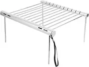 Stainless Steel Portable Folding Charcoal Barbeque Grill Lightweight Durable for Outdoor Camping
