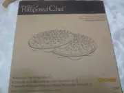 Pampered Chef Microwave Chip Maker Set of 2 For Potato Chips #1241 unused