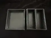 3DP Black Storage Box Holds 30x 1oz Geiger Silver Bars Raw, Not In Capsules