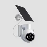 Solar Wifi IP Camera Outdoor 1080P HD Wireless Security Surveillance Color Night Vision Two-Way Audio Solar Powered IP66