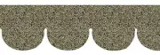 Dollhouse Miniature Frost Fishscale Asphalt Shingles, 157 Square Inches