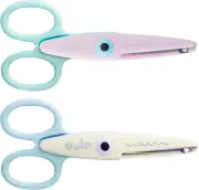 Crafting Scissors 2-Pack Decorative Pattern Edge Craft Fancy DIY Scrapbooking