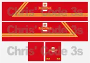 Code 3 Adhesive Vinyl Trailer Decal - Royal Mail - 1/50 1/76 1/87 1/148 1/64