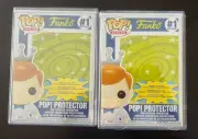 Funko Pop! Protector: Premium Pop Protector Stackable Hard Case Lot Of 2 New