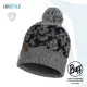 BUFF Lifestyle BFL117854 THOR-針織保暖毛球帽 迷霧灰