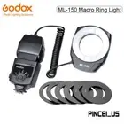 Godox ML-150 Macro Ring Flash Light Photography Macro Ring Light For Canon Nikon