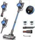 400W/30Kpa Cordless Vacuum Cleaner, 45 Mins Rechargeable Stick Vacuum with 1.2 L