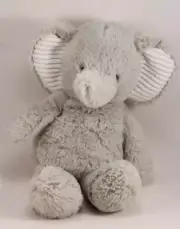 Carters Elephant Lovey Plush Gray Baby Stuffed Animal Soft Cuddle Toy 2018 11"