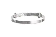 Baby Bangle Solid Silver Christening 18 months - 3 Yrs Sterling silver Bracelet