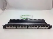 TXM CAT6 48-Port Patch / Feed Thru Panel Shielded / 1RU / 19" - MFG Warranty