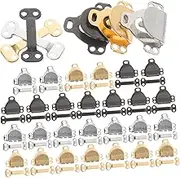 Operitacx 30sets Pant Hooks and Eyes Fasteners for Skirts and Crafts Retro Design Antique for Clothing Closures