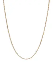 Adina Reyter 14K Yellow Gold Small Textured Bead Link Statement Necklace, 15-16