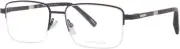 Chopard Eyeglasses VCHF55 0531 Black/Silver / Clear Lens 56mm