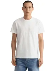 [Gant] Tonal Archive Shield T-shirt in Eggshell