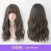 Wavy Long Full Wig Light Brown - One Size